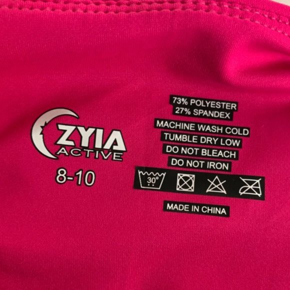 Zyia Fuchsia Mesh Light N Tight Hi-Rise 7/8 Legging - Picture 5 of 9